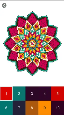 Game screenshot Mandala Pixel Art Coloring mod apk