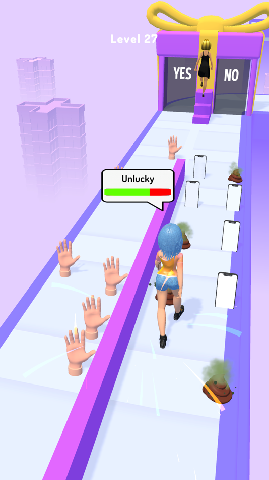 #3. Yes or No Run 3D (iOS) 由: Rooster Games