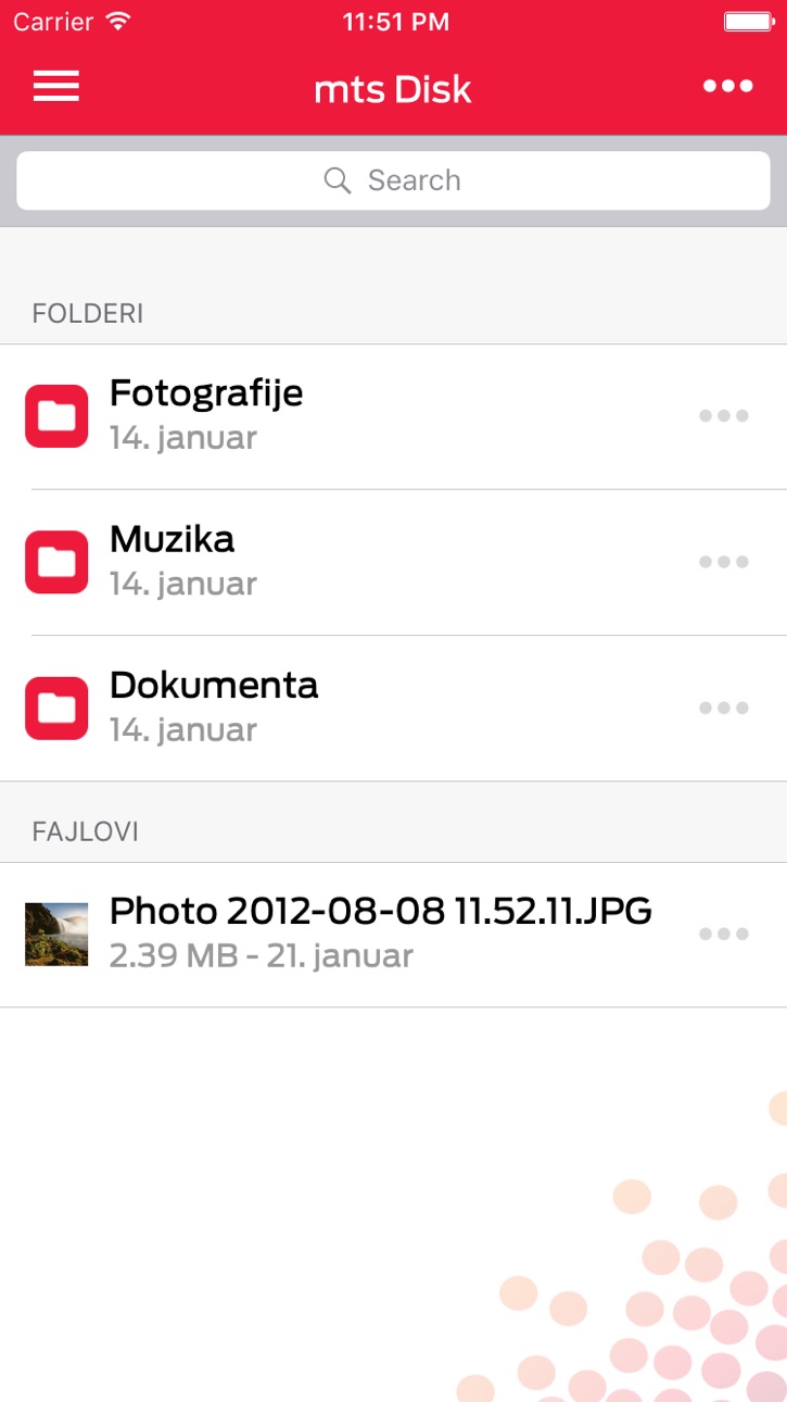 iPhone screenshot