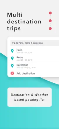 Packr Travel Packing List : capture d’écran 3 sur 5