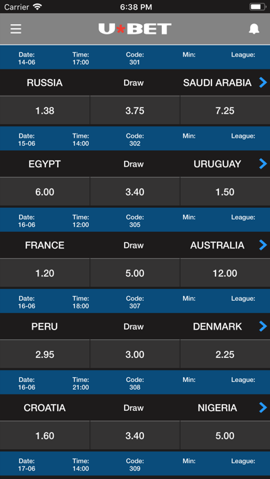 Screenshot #1 pour U*BET by Maltco Lotteries