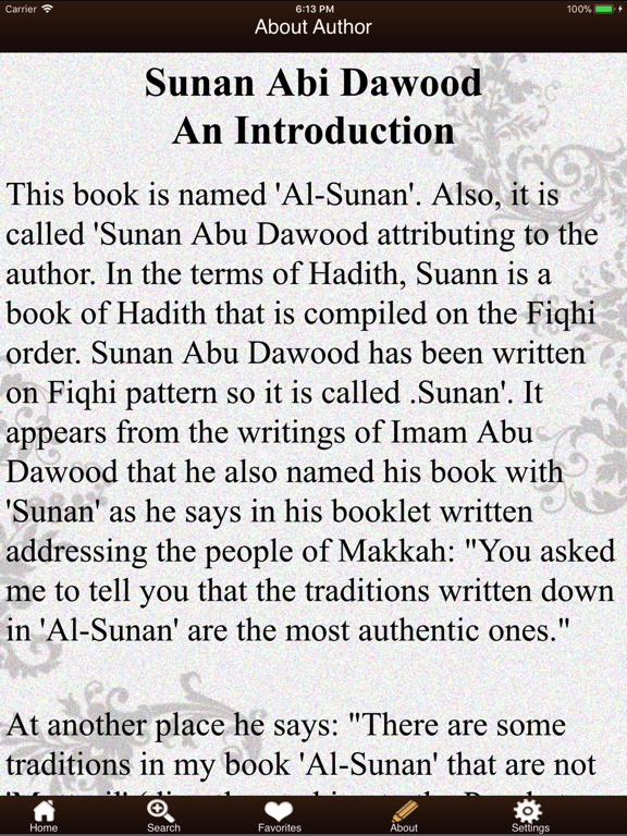 Sunan Abu Dawud iPad screenshot 4 - Reference app