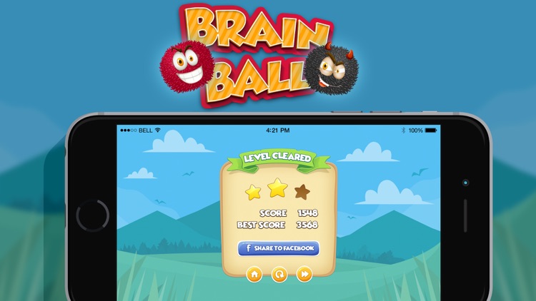 Brain Ball : Draw line Physics screenshot-3