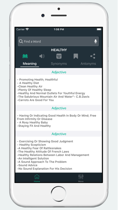 Thesaurus & Dictionary Screenshot
