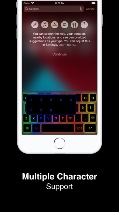RGB Keyboard Screenshots