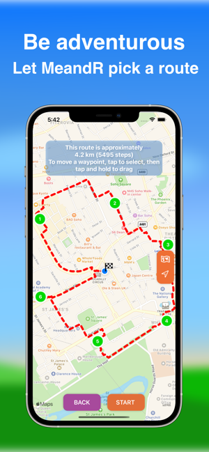MeandR - Walking Workouts Screenshot