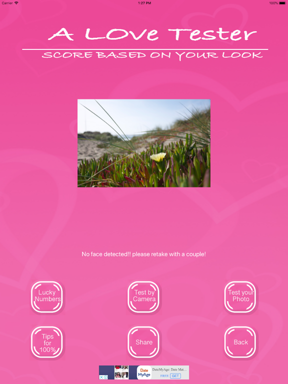 Screenshot #5 pour Love Test Camera