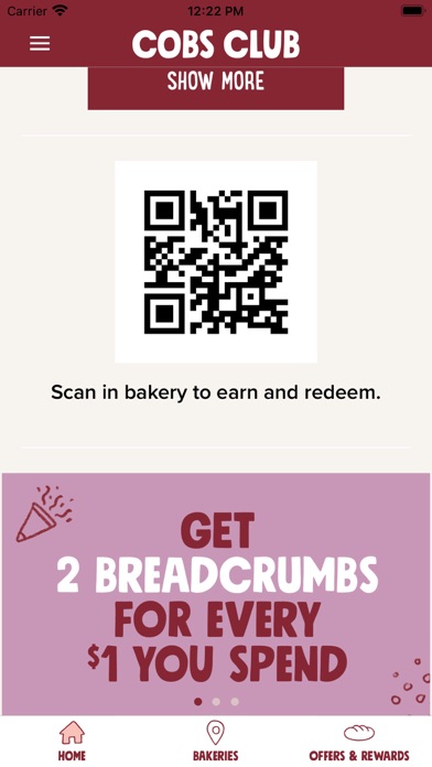 COBS Bread Screenshot