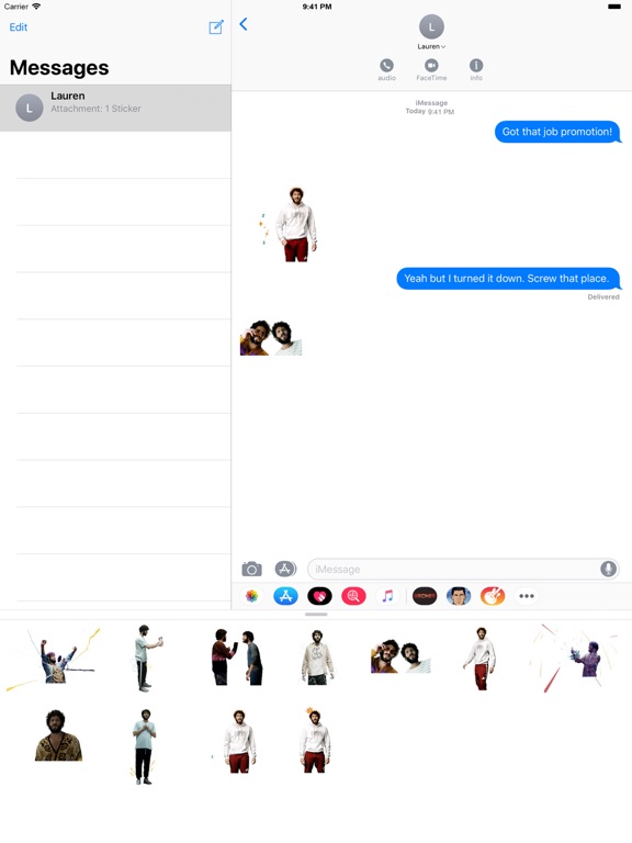 Screenshot #3 for DAVE Stickers