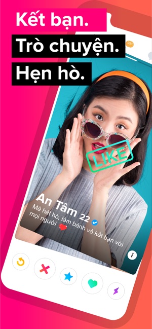 Tinder - kết bạn trực tuyến