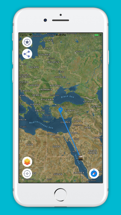 Screenshot #3 pour Kıble Pusulası - Harita