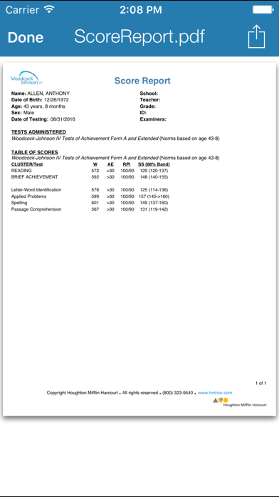 WJ IV Scoring & Reportingのおすすめ画像7