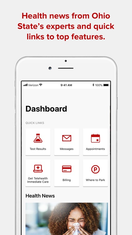 Ohio State MyHealth screenshot-0