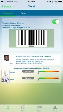 Game screenshot Allergy Pollen Count hack