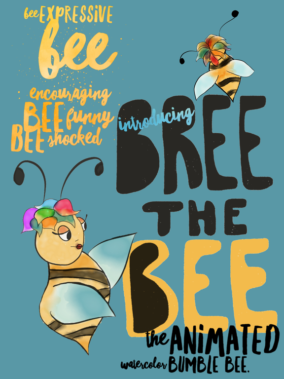 Screenshot #4 pour Bree the Bee Sticker Pack
