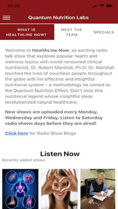 Healthline Now by QNLabs Screenshot