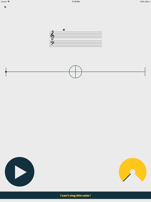 Voice Teacher - Sing in tune iPad screenshot