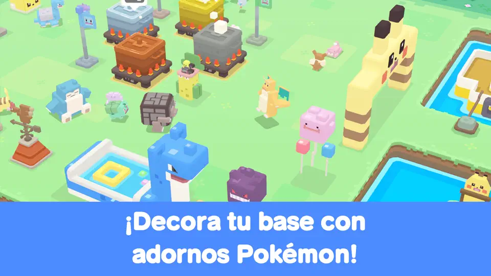 Captura de pantalla de Pokémon Quest en iPhone 4