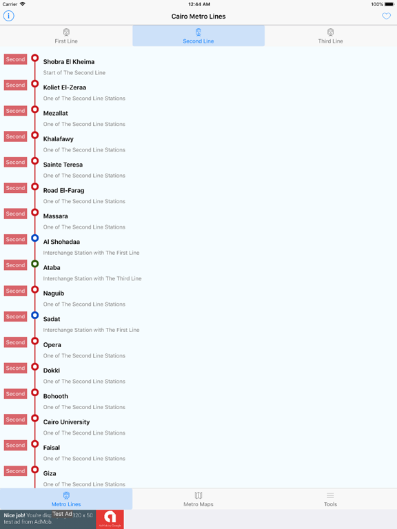 Screenshot #5 pour Egypt Cairo Metro Maps