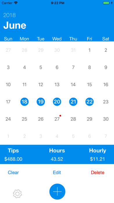 Screenshot #3 pour Penny Wise - Tip Tracking