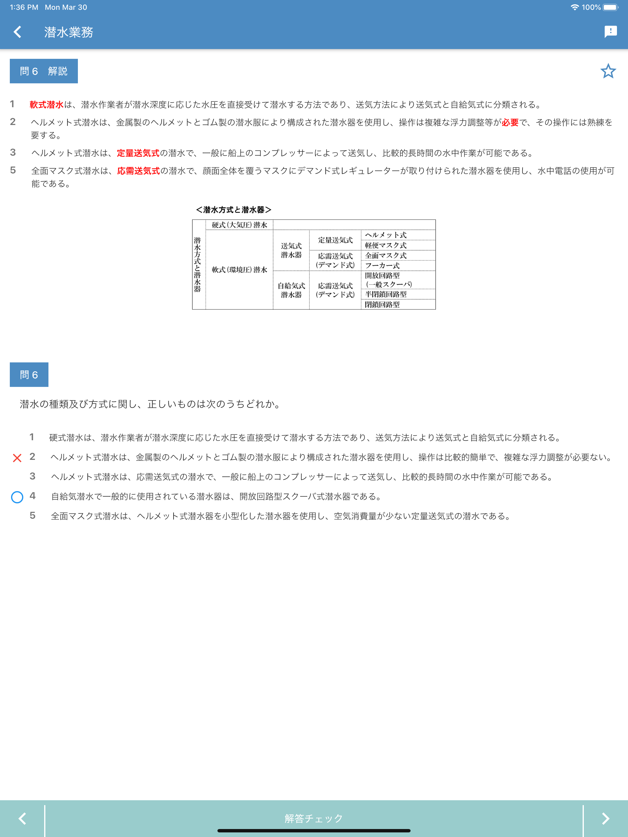 潜水士 2025年4月