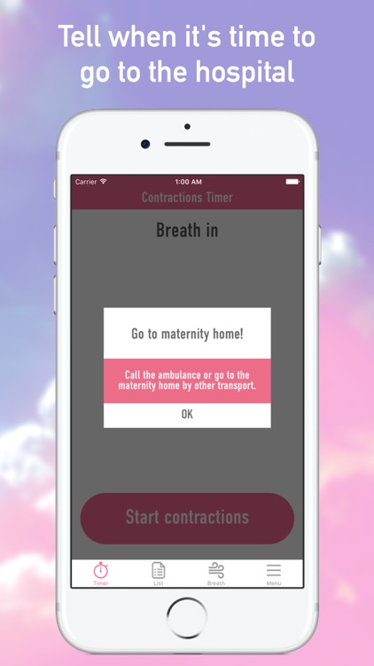 Labor Contraction Timer Birth
