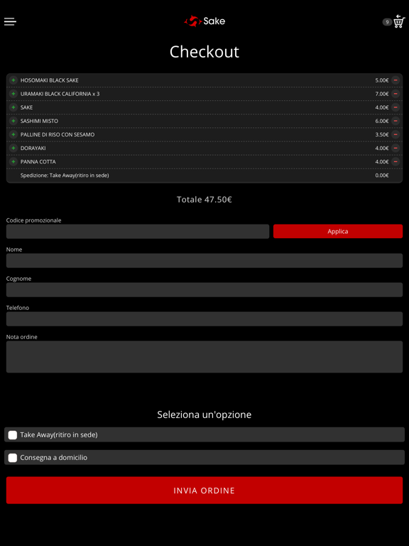 Screenshot #5 pour Sake Sushi Roma