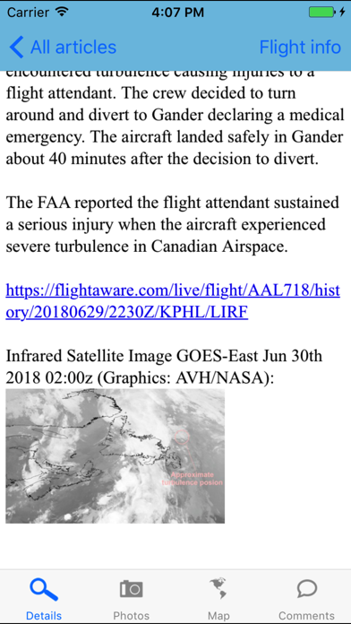 The Aviation Herald screenshot1
