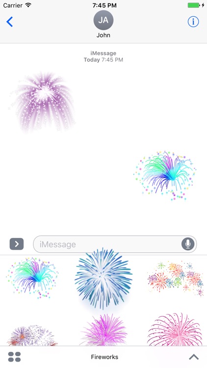 Fireworks Stickers Pack!