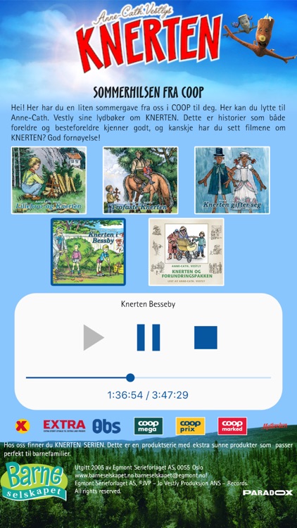 Coop Knerten lydbøker