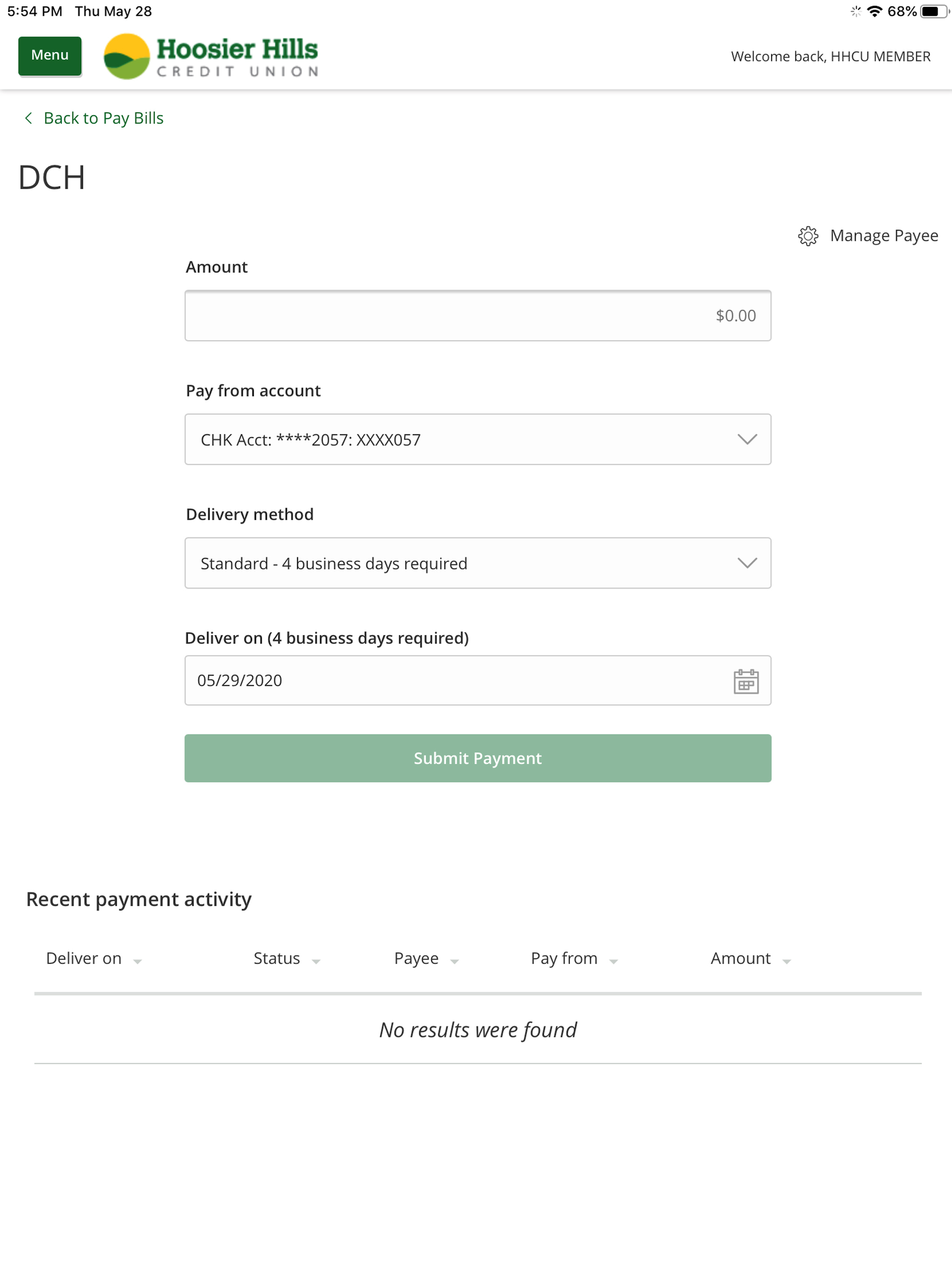 HHCU Mobile Banking