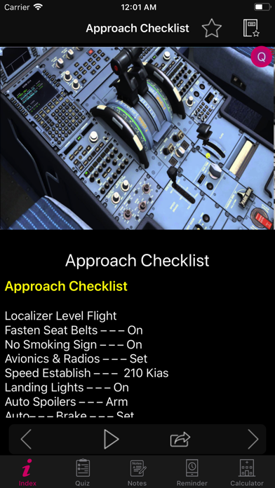 Airbus A320 Checklist screenshot 2