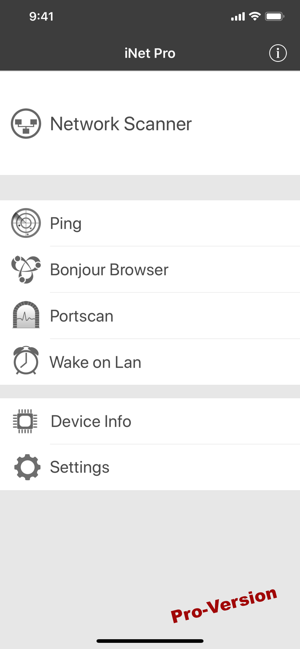 ‎iNet - Network Scanner Screenshot
