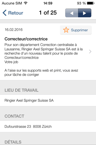 JobScout24 JobApp der Schweiz screenshot 3