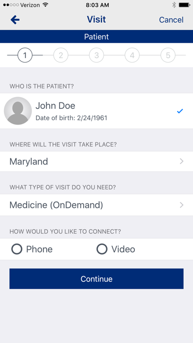 Johns Hopkins OnDemand Screenshot