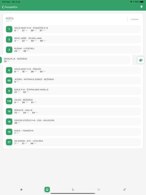 Screenshot #6 pour Ljubljana Bus
