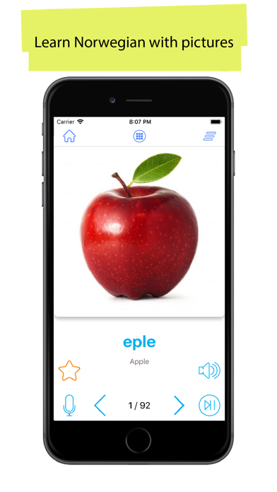 Norwegian 90000 Words&Pictures Screenshot