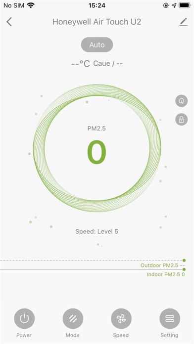 Screenshot 1 of Honeywell Air Touch App