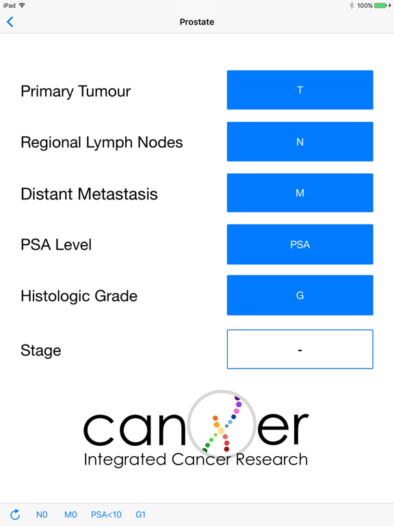 Screenshot #5 for TNM Cancer Staging Calculator