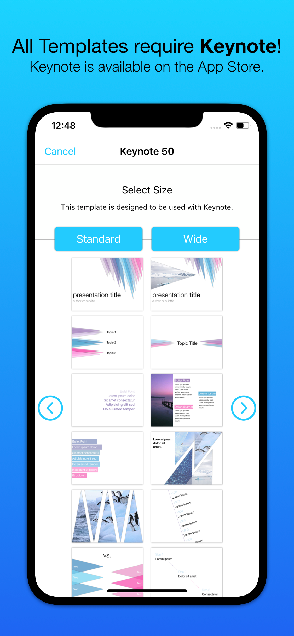 Templates for Keynote (Nobody) screenshot 3