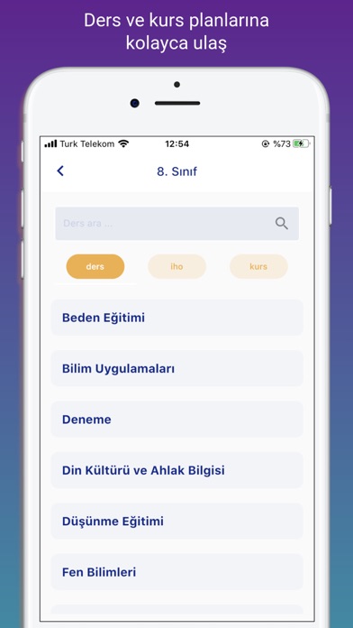 Kazanım Mobil - Yıllık Planlar Screenshot