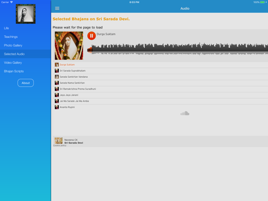 Sri Sarada Devi iPad screenshot 4 - Book app