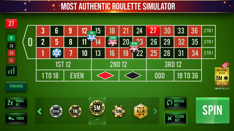 Roulette VIP - Casino Games - 1.0.37 - (iOS)