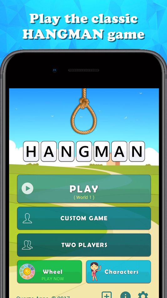 #1. Hangman game - Guess the word (iOS) By: Quarzo Apps