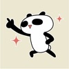 Punny Panda Bear Animated app icon - Stickers app for iPhone