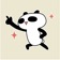 Punny Panda Bear Animated app icon - Stickers app for iPhone