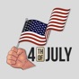 Independence Day USA Stickers app download