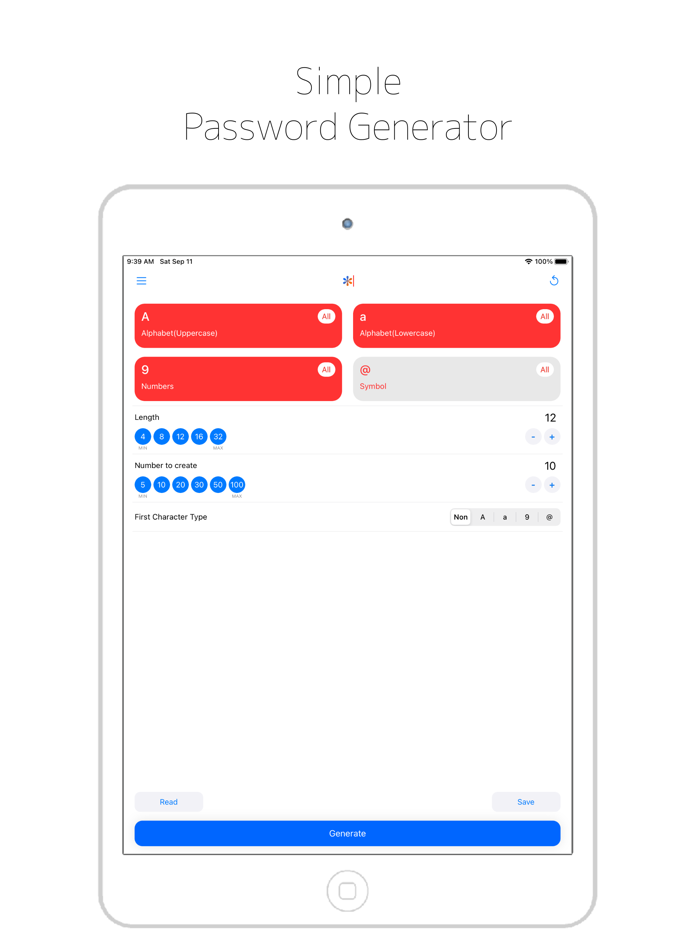 PasswordGenerator - Simple