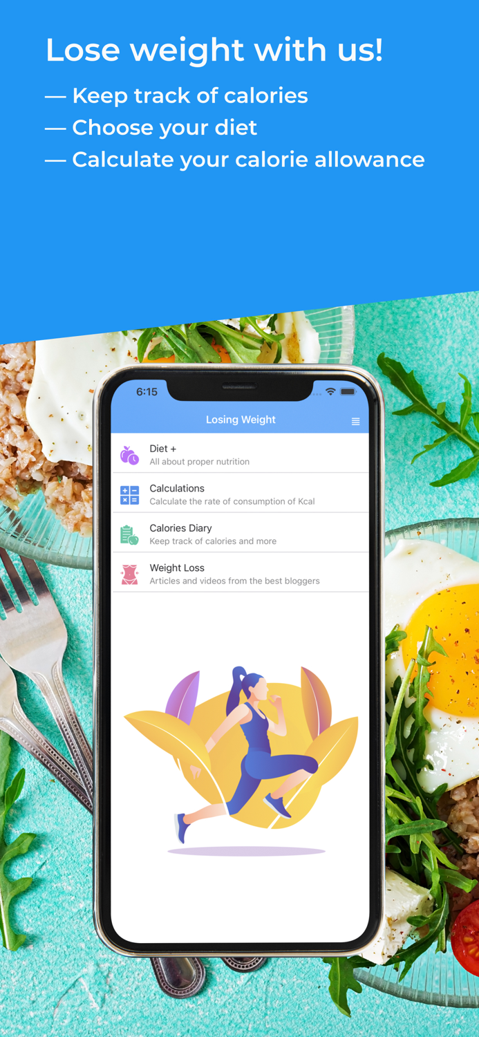 Loosing weight. Calories diary