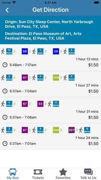 Ride Sun Metro Screenshot